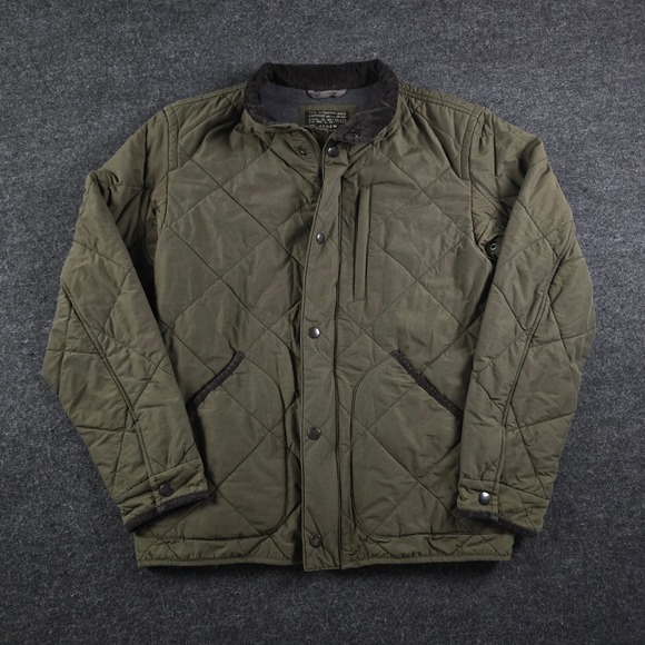 J. Crew Factory Other - J Crew Sussex Jacket Green Quilted Puffer Military Surplus Coat Pockets Men's M